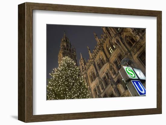 Christmas Tree at Neues Rathaus in Munich-Jon Hicks-Framed Photographic Print