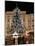Christmas Tree, Baroque Building and Stalls at Christmas Market, Linz, Austria-Richard Nebesky-Mounted Photographic Print