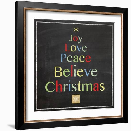 Christmas Tree Board-Lauren Gibbons-Framed Art Print
