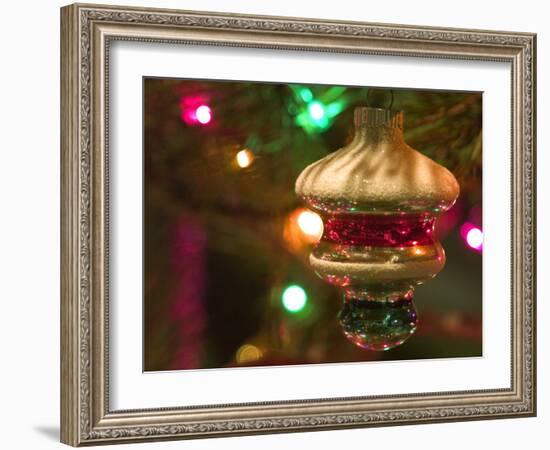 Christmas Tree Ornaments-Savanah Stewart-Framed Premium Photographic Print