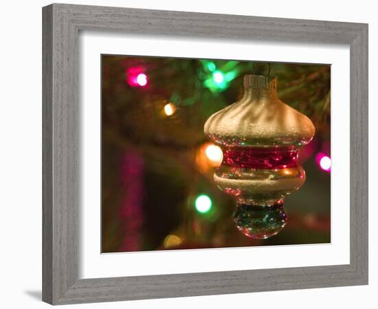 Christmas Tree Ornaments-Savanah Stewart-Framed Premium Photographic Print