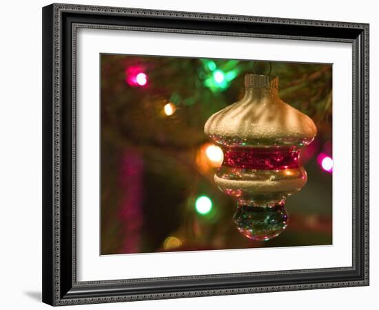 Christmas Tree Ornaments-Savanah Stewart-Framed Premium Photographic Print