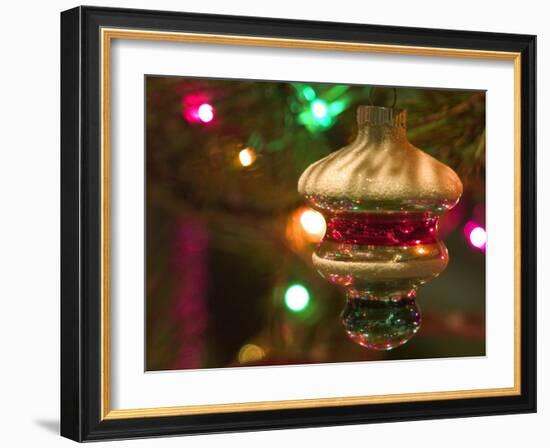 Christmas Tree Ornaments-Savanah Stewart-Framed Premium Photographic Print