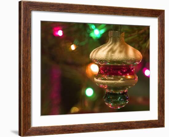 Christmas Tree Ornaments-Savanah Stewart-Framed Photographic Print