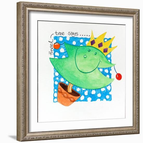 Christmas Tree square-Tony Todd-Framed Giclee Print