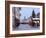 Christmas Tree With Stalls and People at Marktstrasse in the Spa Town of Bad Tolz, Bavaria-Richard Nebesky-Framed Photographic Print