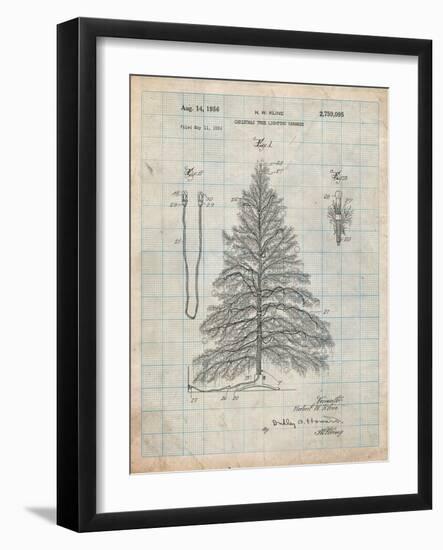 Christmas Tree-Cole Borders-Framed Premium Giclee Print