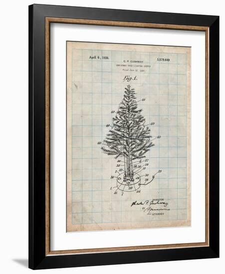 Christmas Tree-Cole Borders-Framed Art Print