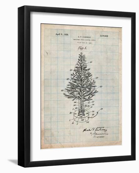 Christmas Tree-Cole Borders-Framed Art Print