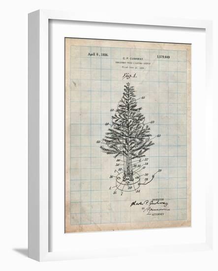 Christmas Tree-Cole Borders-Framed Art Print