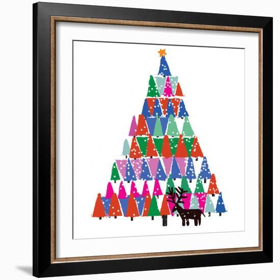 Christmas Tree-Jenny Frean-Framed Giclee Print