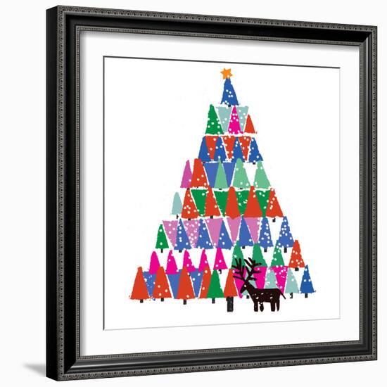 Christmas Tree-Jenny Frean-Framed Giclee Print