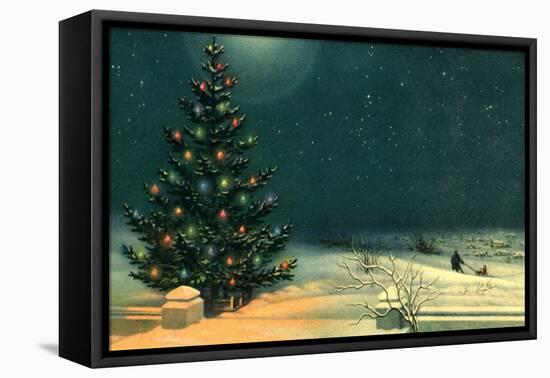 Christmas Tree-null-Framed Premier Image Canvas