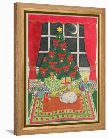 Christmas Tree-Linda Benton-Framed Premier Image Canvas