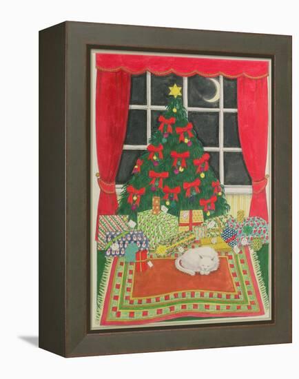 Christmas Tree-Linda Benton-Framed Premier Image Canvas