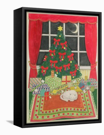 Christmas Tree-Linda Benton-Framed Premier Image Canvas