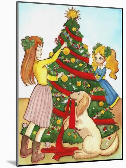 Christmas Tree-Abraal-Mounted Giclee Print