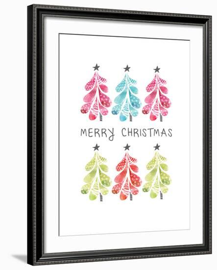 Christmas Trees-Sara Berrenson-Framed Art Print