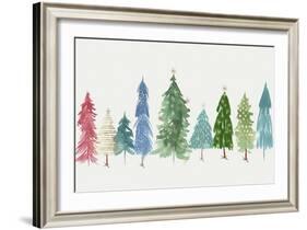 Christmas Trees-PI Studio-Framed Art Print
