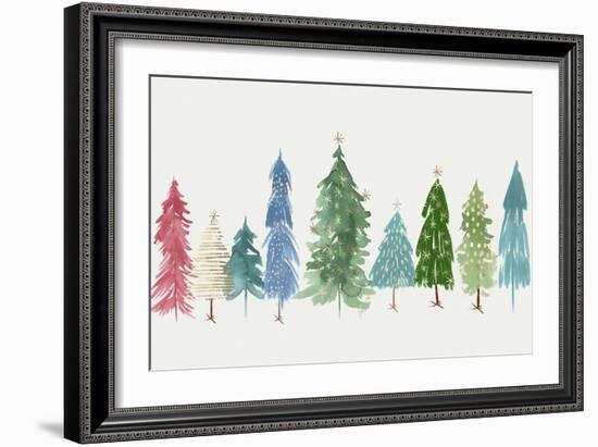 Christmas Trees-PI Studio-Framed Art Print