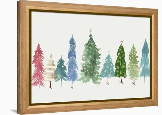 Christmas Trees-PI Studio-Framed Stretched Canvas