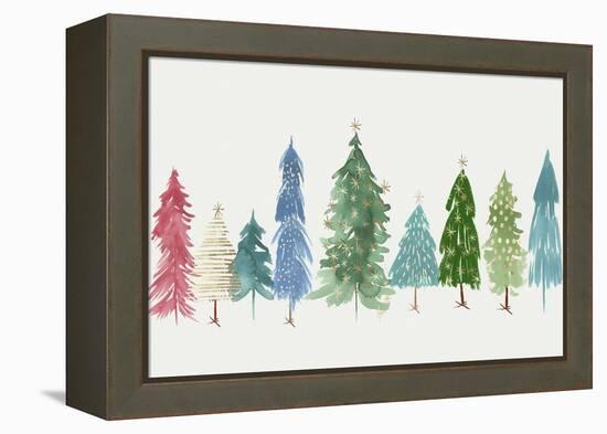 Christmas Trees-PI Studio-Framed Stretched Canvas