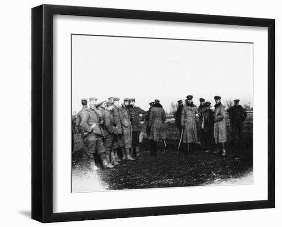 Christmas Truce WWI-Robert Hunt-Framed Photographic Print