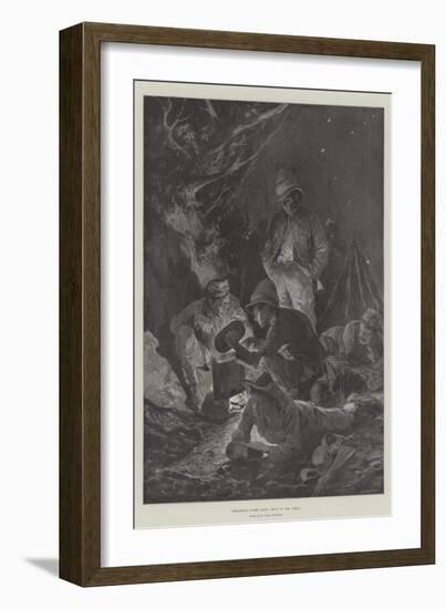 Christmas under Arms, Still in the Field-Richard Caton Woodville II-Framed Giclee Print