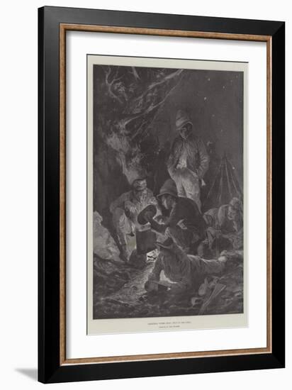 Christmas under Arms, Still in the Field-Richard Caton Woodville II-Framed Giclee Print