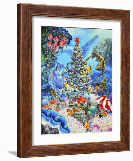 Christmas under the Sea-Tim Knepp-Framed Giclee Print