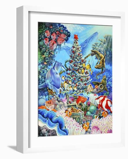 Christmas under the Sea-Tim Knepp-Framed Giclee Print