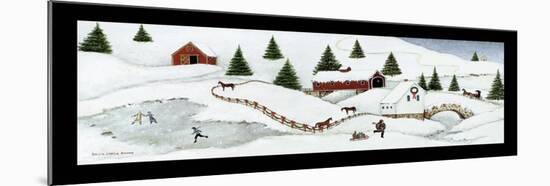 Christmas Valley Bridge-David Carter Brown-Mounted Art Print