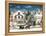 Christmas Village I Dark Crop-David Carter Brown-Framed Stretched Canvas