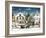 Christmas Village I Dark Crop-David Carter Brown-Framed Art Print