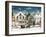 Christmas Village I Dark Crop-David Carter Brown-Framed Art Print