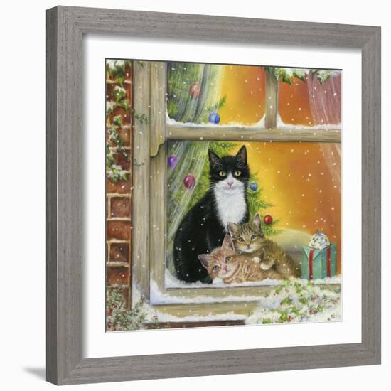 Christmas Window-Janet Pidoux-Framed Giclee Print