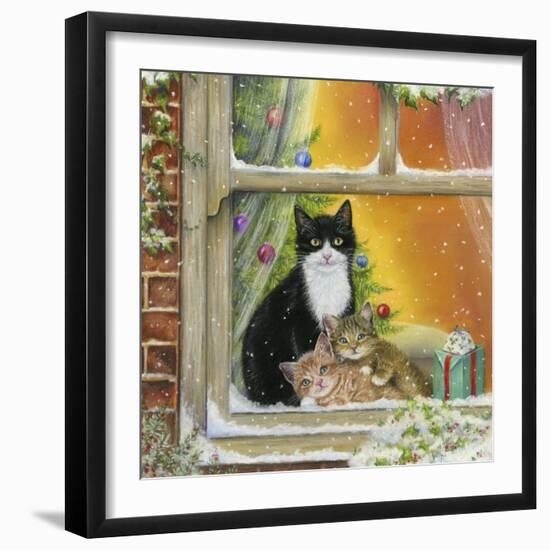 Christmas Window-Janet Pidoux-Framed Giclee Print