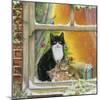 Christmas Window-Janet Pidoux-Mounted Giclee Print