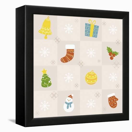 Christmas with Decorations-null-Framed Premier Image Canvas