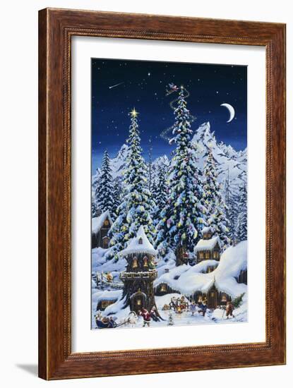 Christmas with the Elves-Jeff Tift-Framed Giclee Print