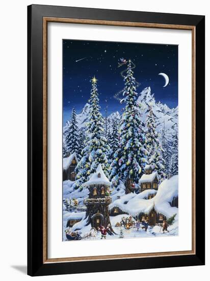 Christmas with the Elves-Jeff Tift-Framed Giclee Print