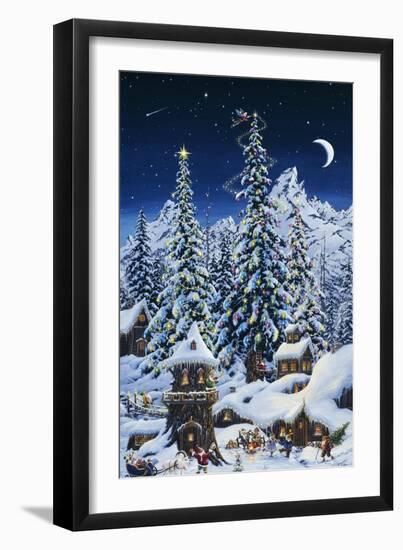 Christmas with the Elves-Jeff Tift-Framed Giclee Print