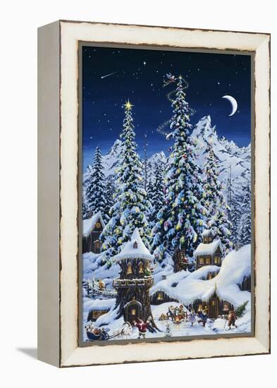 Christmas with the Elves-Jeff Tift-Framed Premier Image Canvas