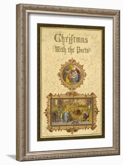 Christmas with the Poets - frontispiece-Myles Birket Foster-Framed Giclee Print
