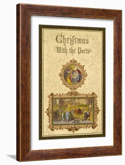 Christmas with the Poets - frontispiece-Myles Birket Foster-Framed Giclee Print