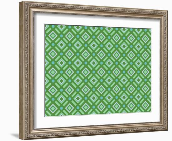 Christmas Wrap 1 Diamonds-Joanne Paynter Design-Framed Photographic Print