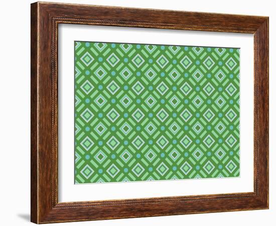 Christmas Wrap 1 Diamonds-Joanne Paynter Design-Framed Photographic Print