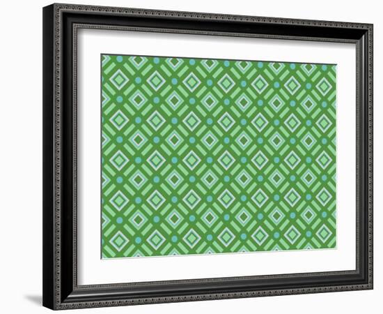 Christmas Wrap 1 Diamonds-Joanne Paynter Design-Framed Photographic Print