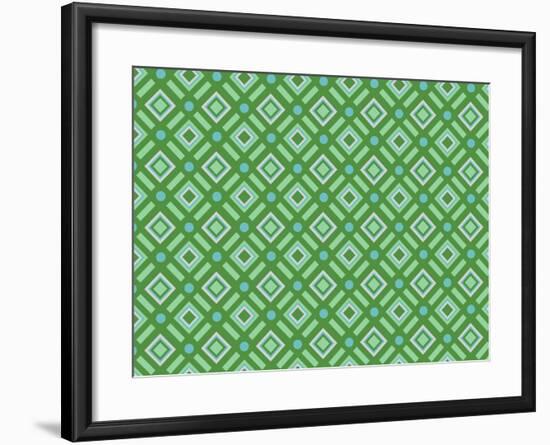 Christmas Wrap 1 Diamonds-Joanne Paynter Design-Framed Photographic Print