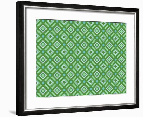 Christmas Wrap 1 Diamonds-Joanne Paynter Design-Framed Photographic Print